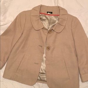 Gold fleck JCREW 3/4 Sleeve Blazer